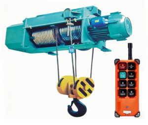 electric hoist with wireless remote control