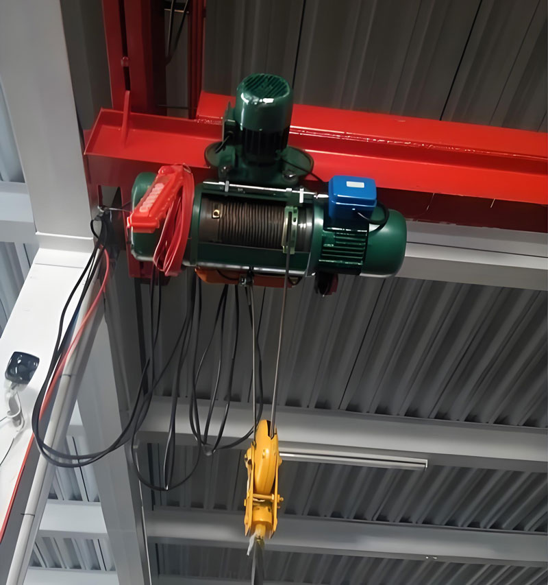 Electric hoist for home garage workshop