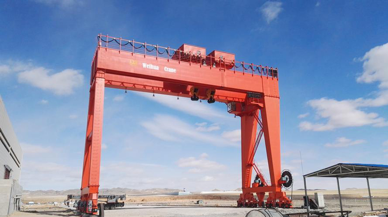 100 tons gantry crane used in Indonesian hydropower project