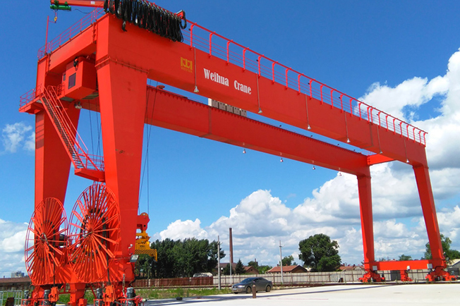 100 tons gantry crane used in Indonesian hydropower project