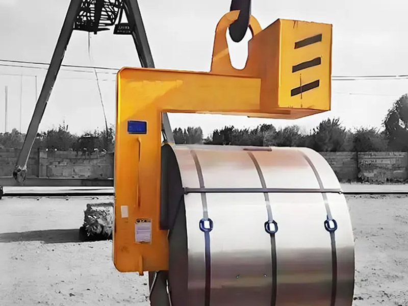32 ton overhead crane used for steel coil handling in Saudi Arabia