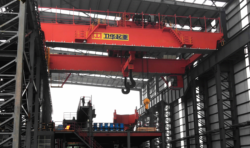 Pakistani Customer Purchases 65 Ton and 30 Ton Overhead Cranes for Steel Plant