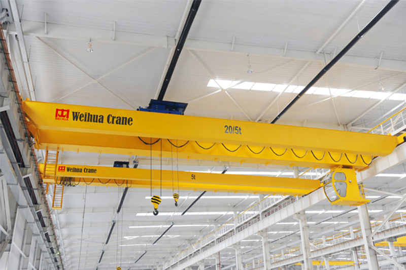20 tons European double girder overhead crane with electric hoist