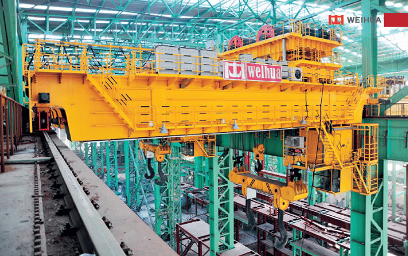 100 tons double girder overhead crane