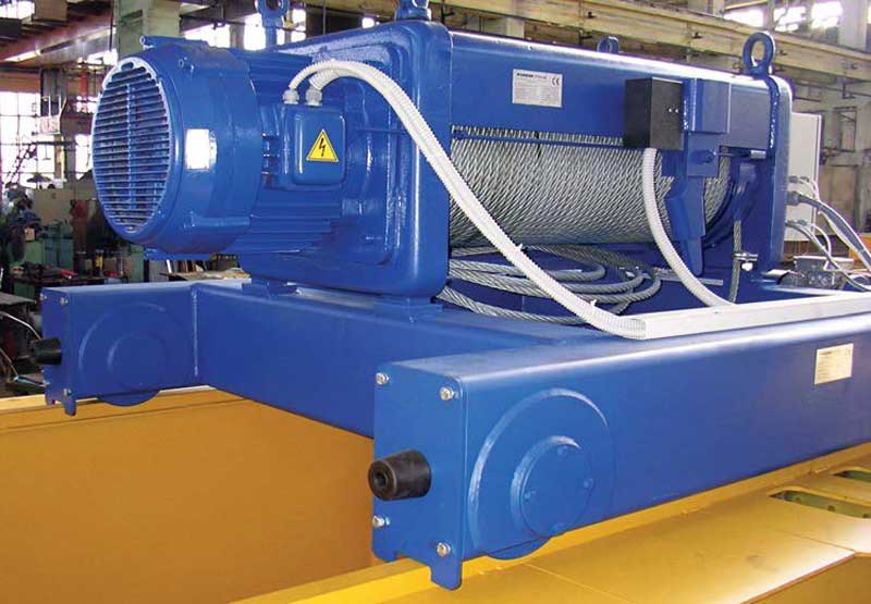 3 sets of 7.5 ton electric wire rope hoists shipped to Peru