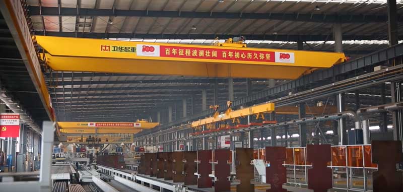 20/5 tons electric overhead traveling magnetic crane
