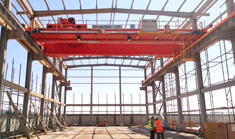 16 Ton Double Girder Overhead Crane Exported to Saudi Arabia