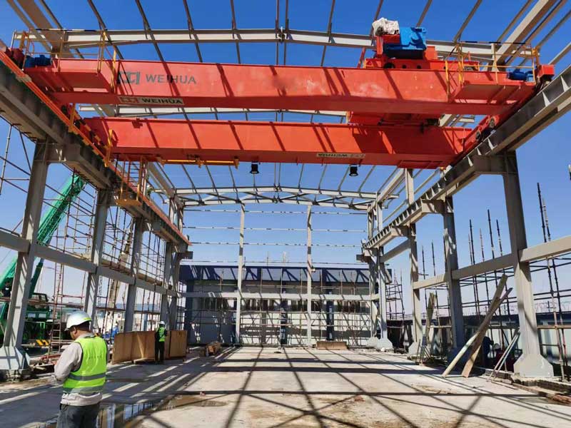 16 ton double girder overhead crane exported to Saudi Arabia