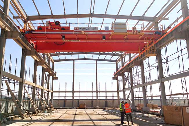 16 ton double girder overhead crane exported to Saudi Arabia