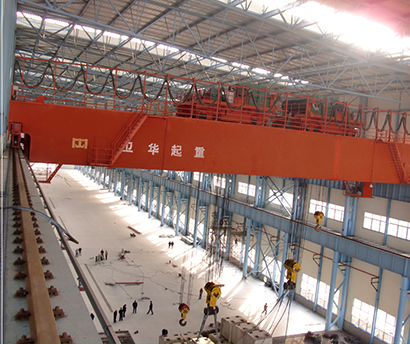 160 ton double girder overhead crane