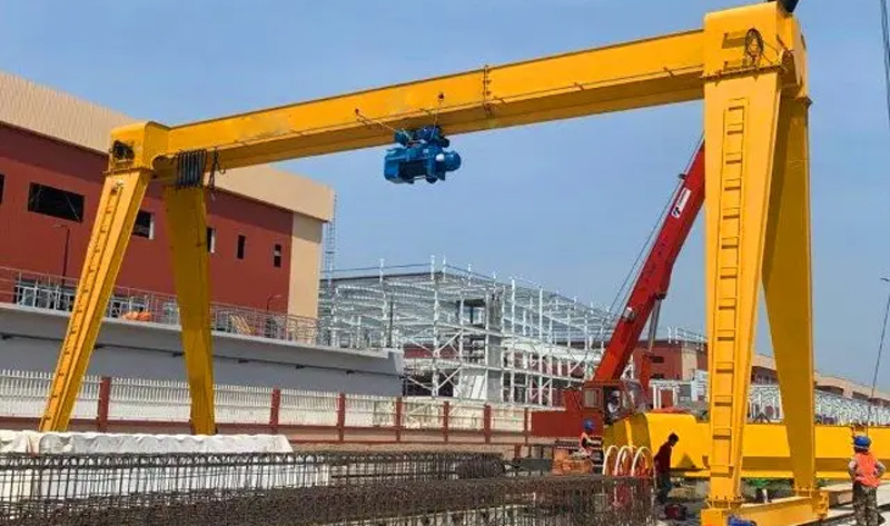 20 Ton Single Girder Gantry Crane for Use in Cambodia