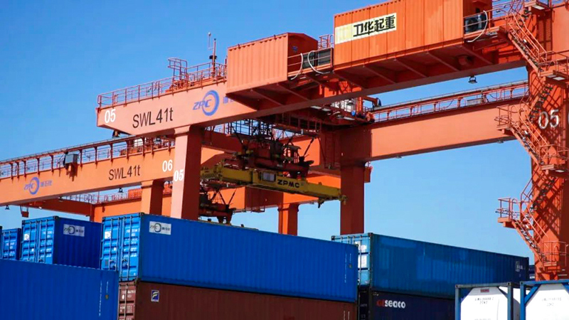 40 Ton Rail-Mounted Container Gantry Crane