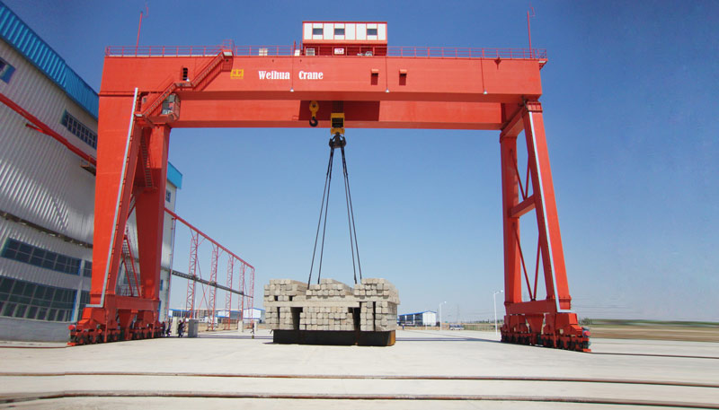 140 tons double girder gantry crane